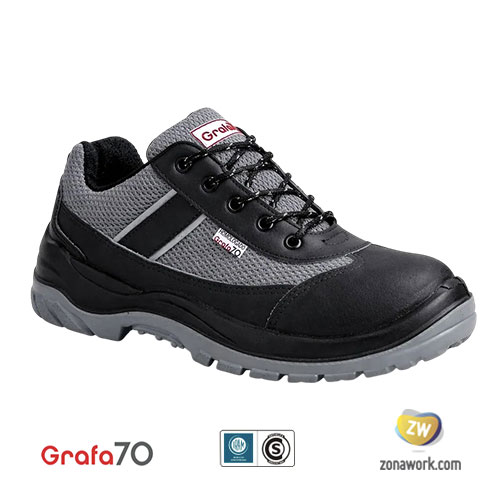 Zapatilla de Seguridad Grafa 70 modelo 4002 suela PU c/p
